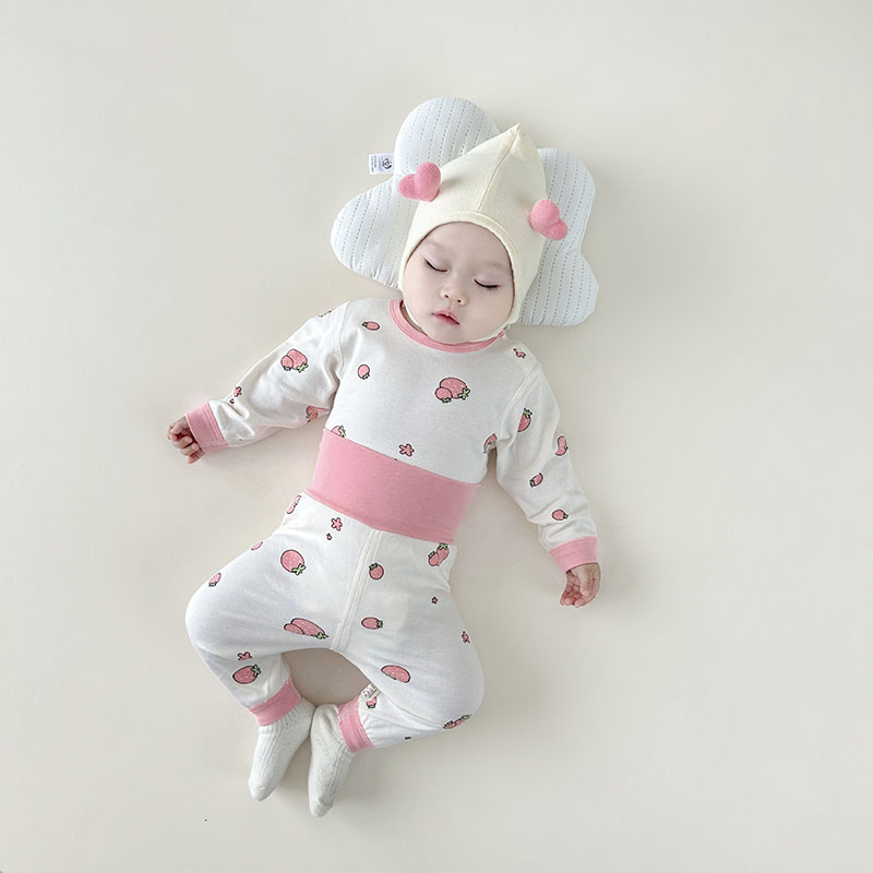 Baby Clothing For Sleep - 赤ちゃんの男の子と女の子のための笑顔の漫画のプリントパジャマ、ホームウェア、幼児のためのナイトウェア、スリープウェア、2個、0-3 y、秋、2022