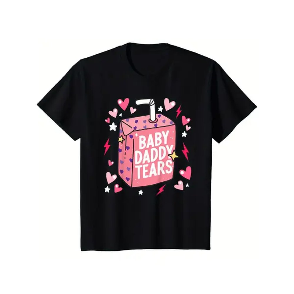 Baby Clothing Clearance - 2026年女性服トレンド ベビーダディティアーズ ラブハート ダッド・イズ・マイ・バレンタイン Tシャツ クリアランスセール