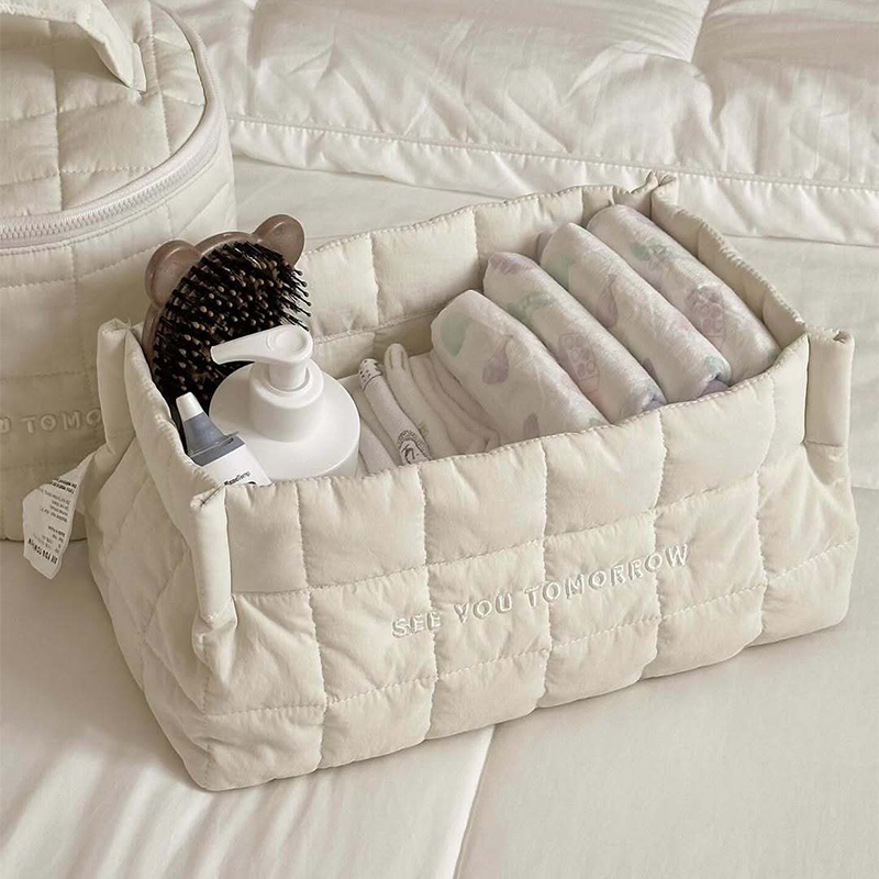 Baby Clothing Clearance - 韓国スタイルのベビーおむつ収納バッグバスケットスナック雑貨収納デスクトップ無地仕分け衣類オーガナイザーボックスストアサプライ