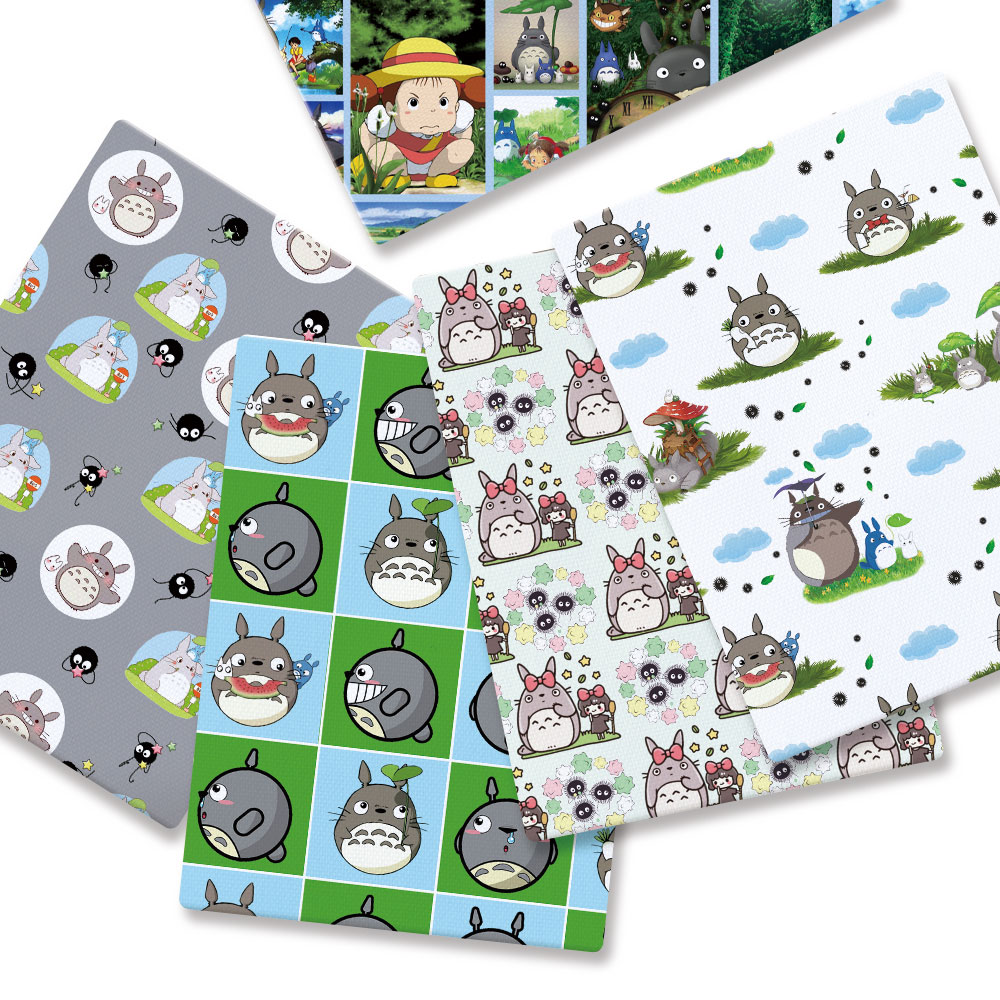 Baby Clothing Products - 140x50cm子供用漫画プリント生地,手作り縫製,パッチワーク,キルティング,ベビードレス,ホームシート,DIY