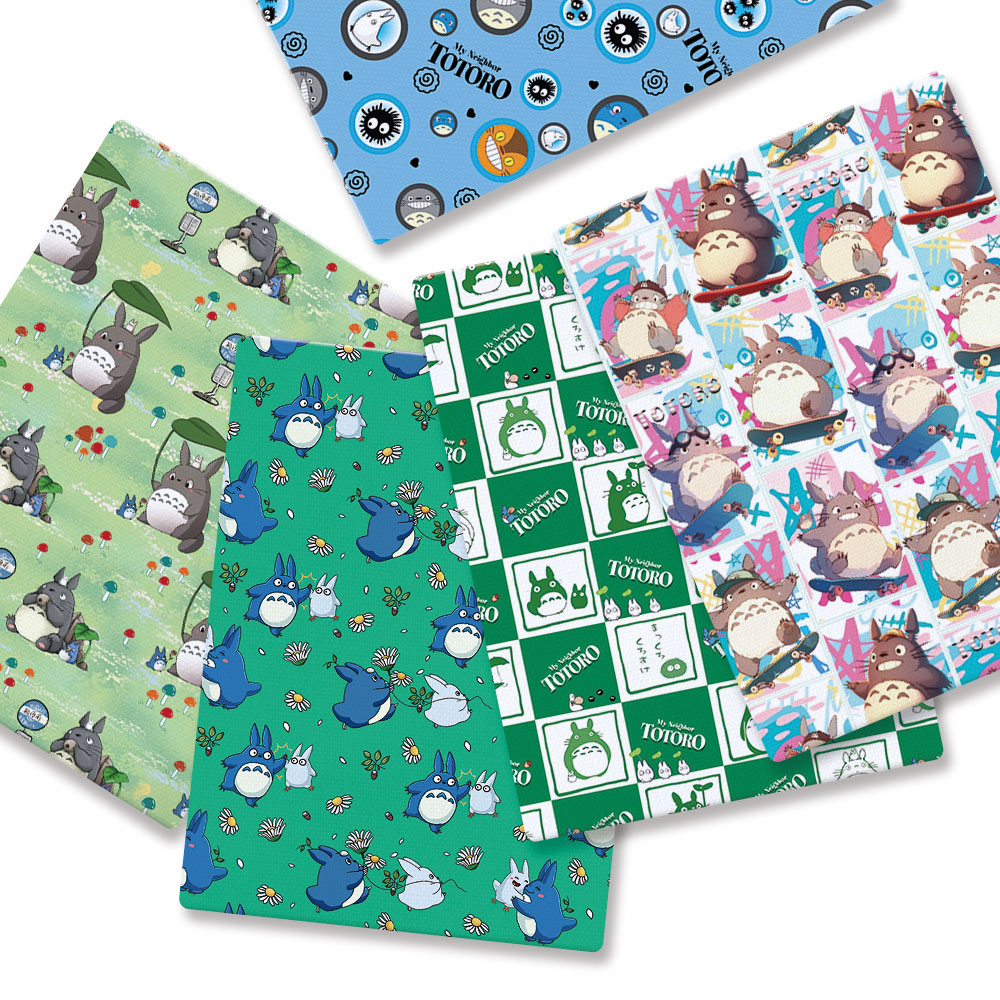 Baby Clothing Products - 140x50cm子供用漫画プリント生地,手作り縫製,パッチワーク,キルティング,ベビードレス,ホームシート,DIY