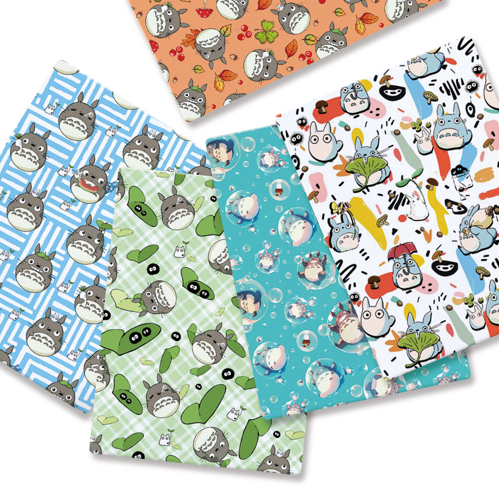 Baby Clothing Products - 140x50cm子供用漫画プリント生地,手作り縫製,パッチワーク,キルティング,ベビードレス,ホームシート,DIY