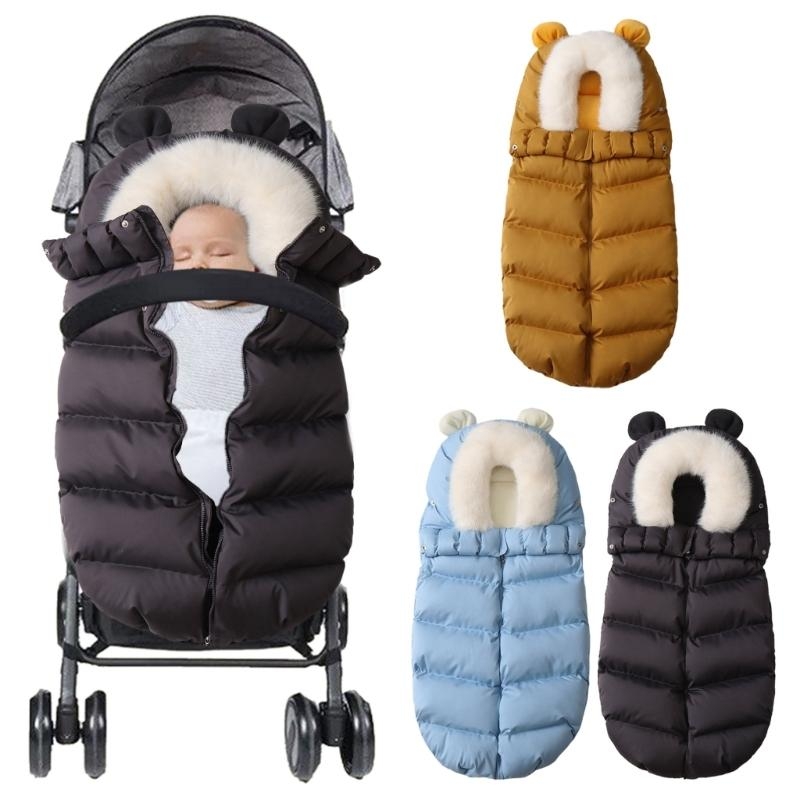 Baby Clothing For Sleep - J15U ベビーカーフットマフ 2024 冬カート暖かいラップ服ユニバーサルベビーカー寝袋防風屋外必需品