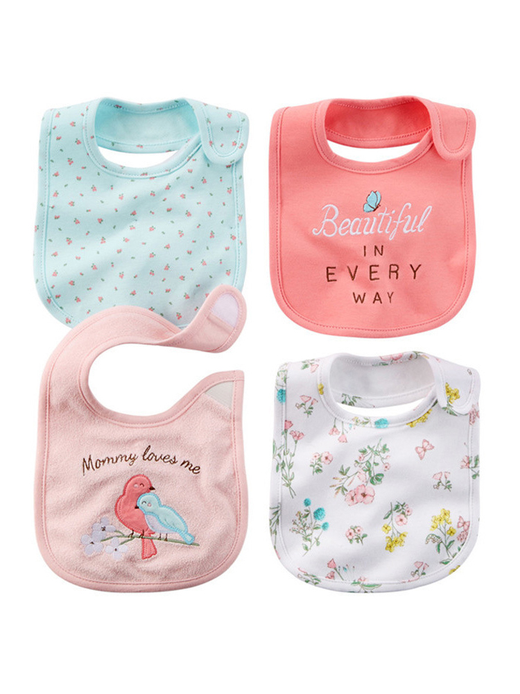 Baby Clothing Products - 綿 100% ベビーよだれかけ防水バンダナベビーガールズボーイズよだれかけ & げっぷ布ベビー服製品タオルバンダナ