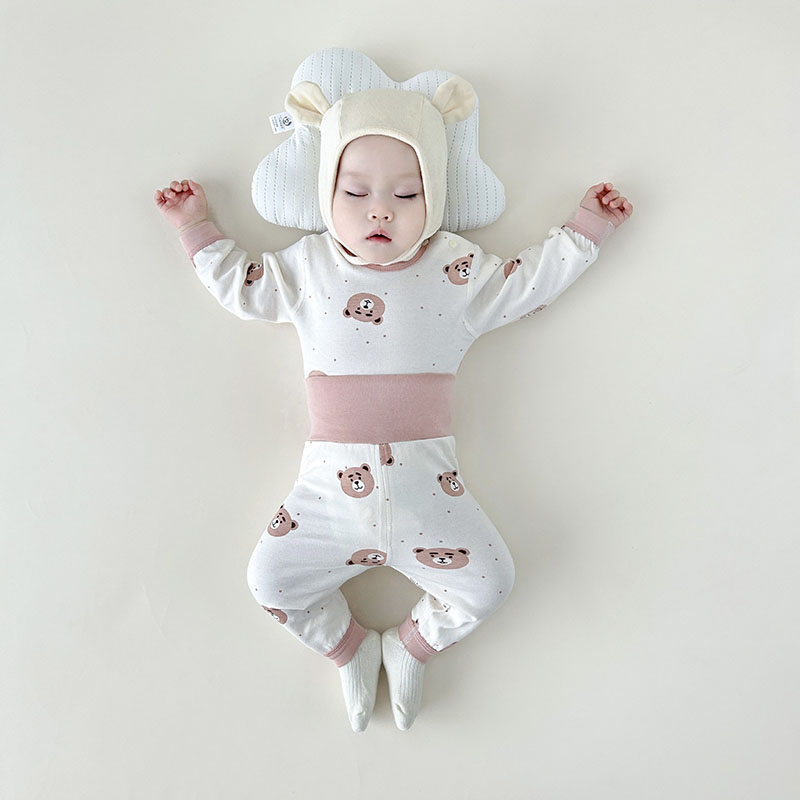 赤ちゃんの男の子と女の子のための笑顔の漫画のプリントパジャマ - Baby Clothing For Sleep のレビューと価格