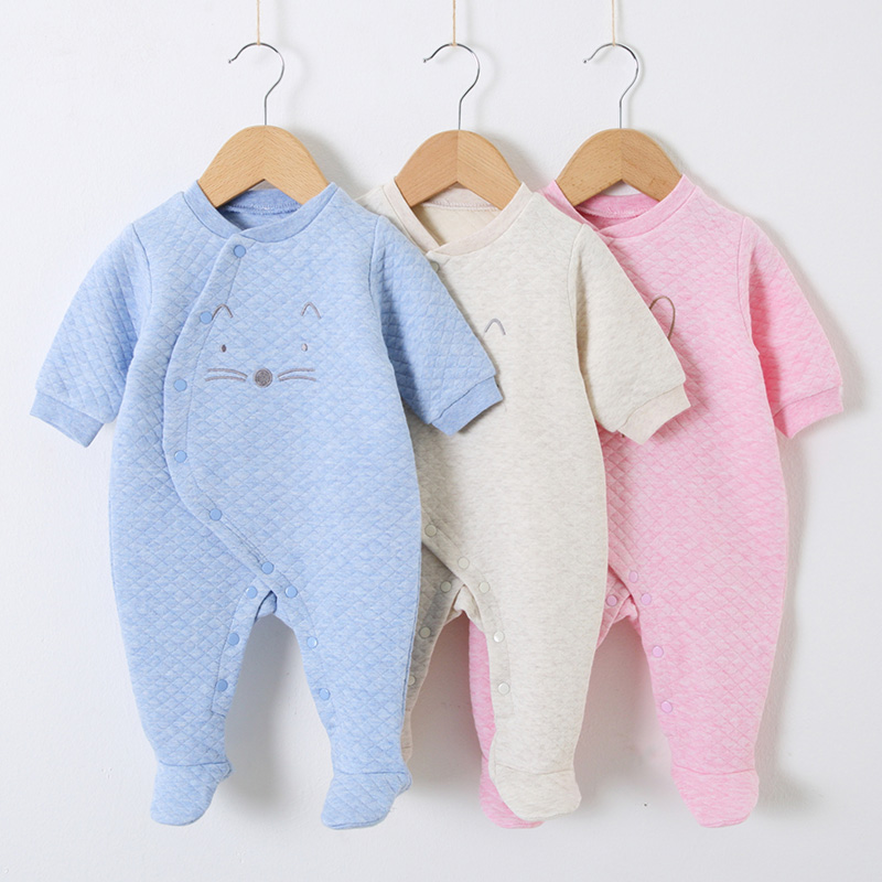 ベビーコットンロンパース服新生児長袖ユニセックスワンピースパ - Romper Onesie Baby のレビューと価格