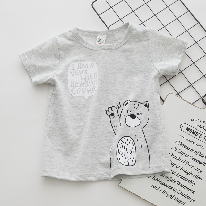 赤ちゃんと男の子のための綿のTシャツ,半袖の服,カジュアルな - Baby Clothing Clearance のレビューと価格