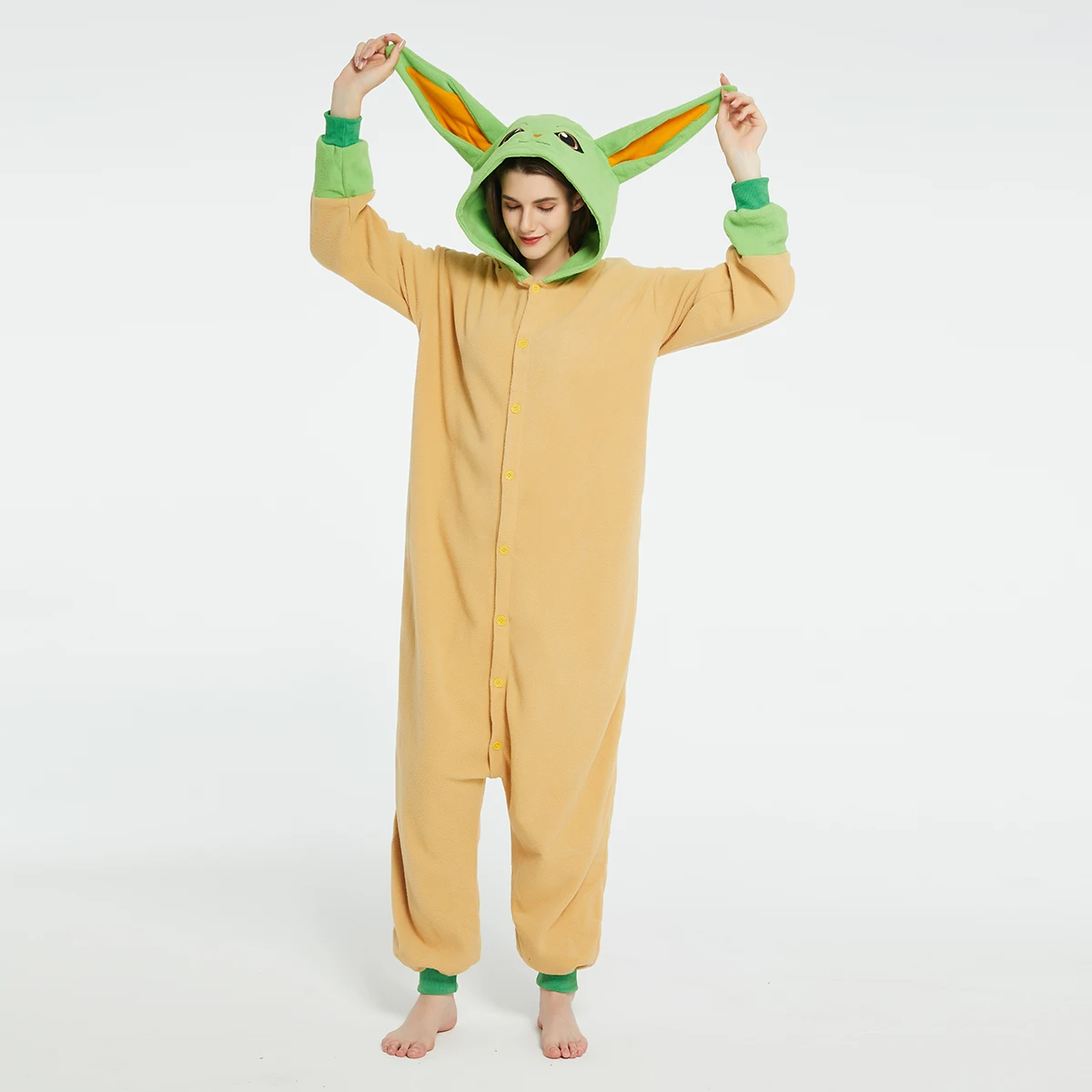 大人ヨーダベビーグロッグ Onesies ハロウィンコスチュ - Romper Onesie Baby のレビューと価格