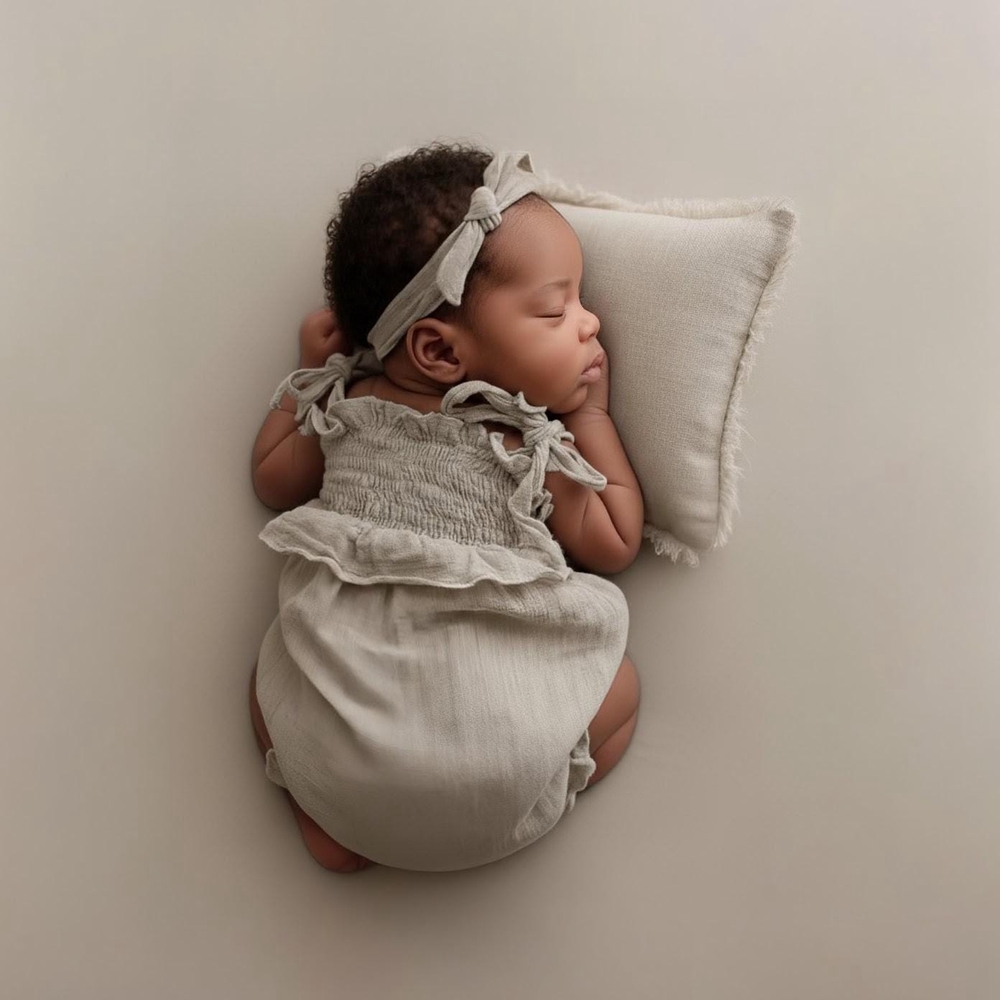 新生児写真撮影用小道具女の赤ちゃん黄色リネンコットンオフショ - Baby Clothing Products のレビューと価格