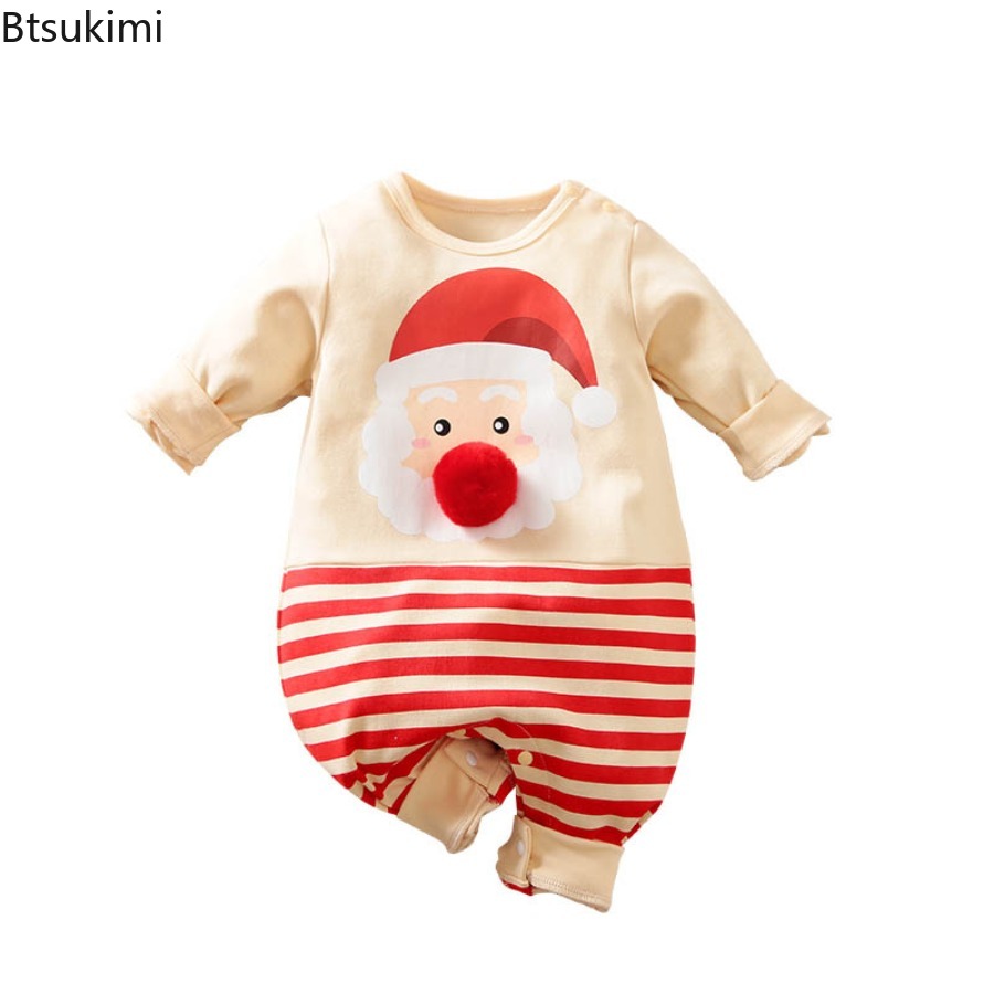 0-18ヶ月 ベビーサンタクロースジャンプスーツ+帽子 新生 - Baby Clothing Neutral のレビューと価格