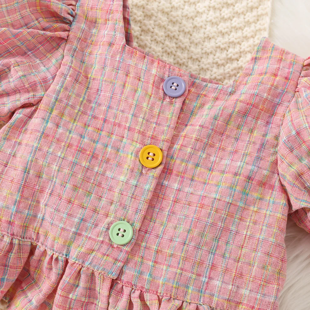 0〜3歳の女の赤ちゃんのためのツーピースセット,綿,色付きの - Baby Clothing Clearance のレビューと価格