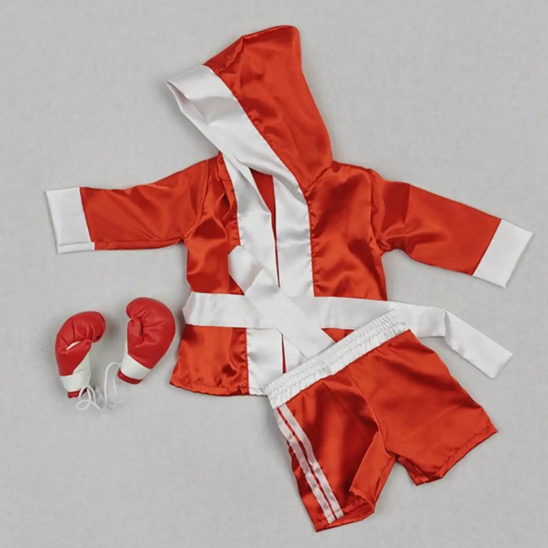 新生児写真撮影小道具ベビーボーイボクシング衣装セットローブ手 - Baby Clothing Products のレビューと価格