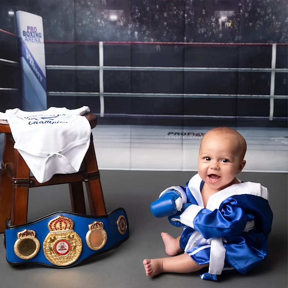 新生児写真撮影小道具ベビーボーイボクシング衣装セットローブ手 - Baby Clothing Products のレビューと価格