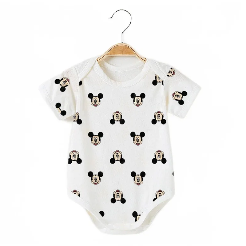 ユニセックスベビーロンパース漫画ミッキー半袖ジャンプスーツ  - Baby Clothing Clearance のレビューと価格