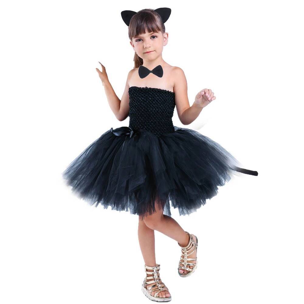 かわいい黒猫チュチュドレス女の赤ちゃんの誕生日ドレス幼児子供 - Baby Clothing Usa のレビューと価格