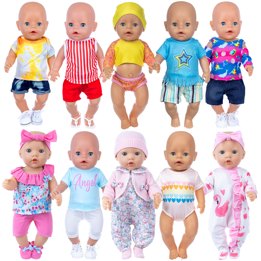 人形の服 18 インチリボーンドール用かわいいパジャマスーツ - Baby Clothing For Girls のレビューと価格