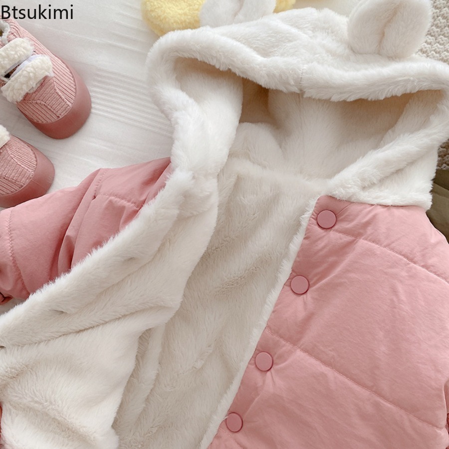 0-5 歳の子供服幼児秋冬フード付きコート女の赤ちゃん暖かい - Baby Clothing Neutral のレビューと価格