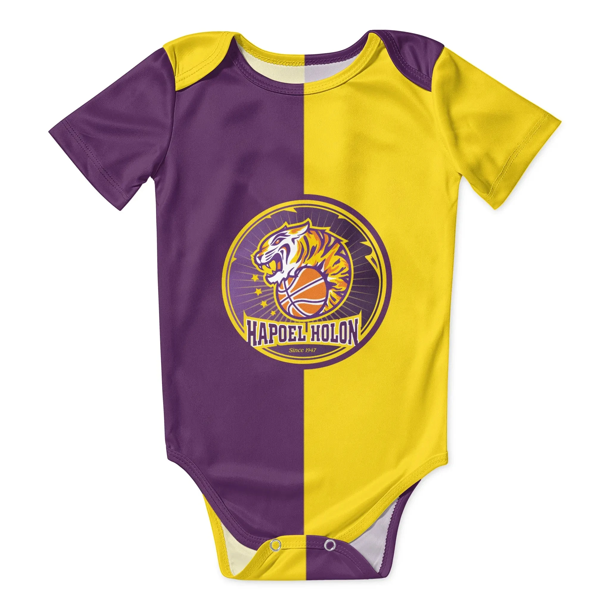 Hapoel Holon バスケットボールベビーボディスーツ - Romper Onesie Baby のレビューと価格